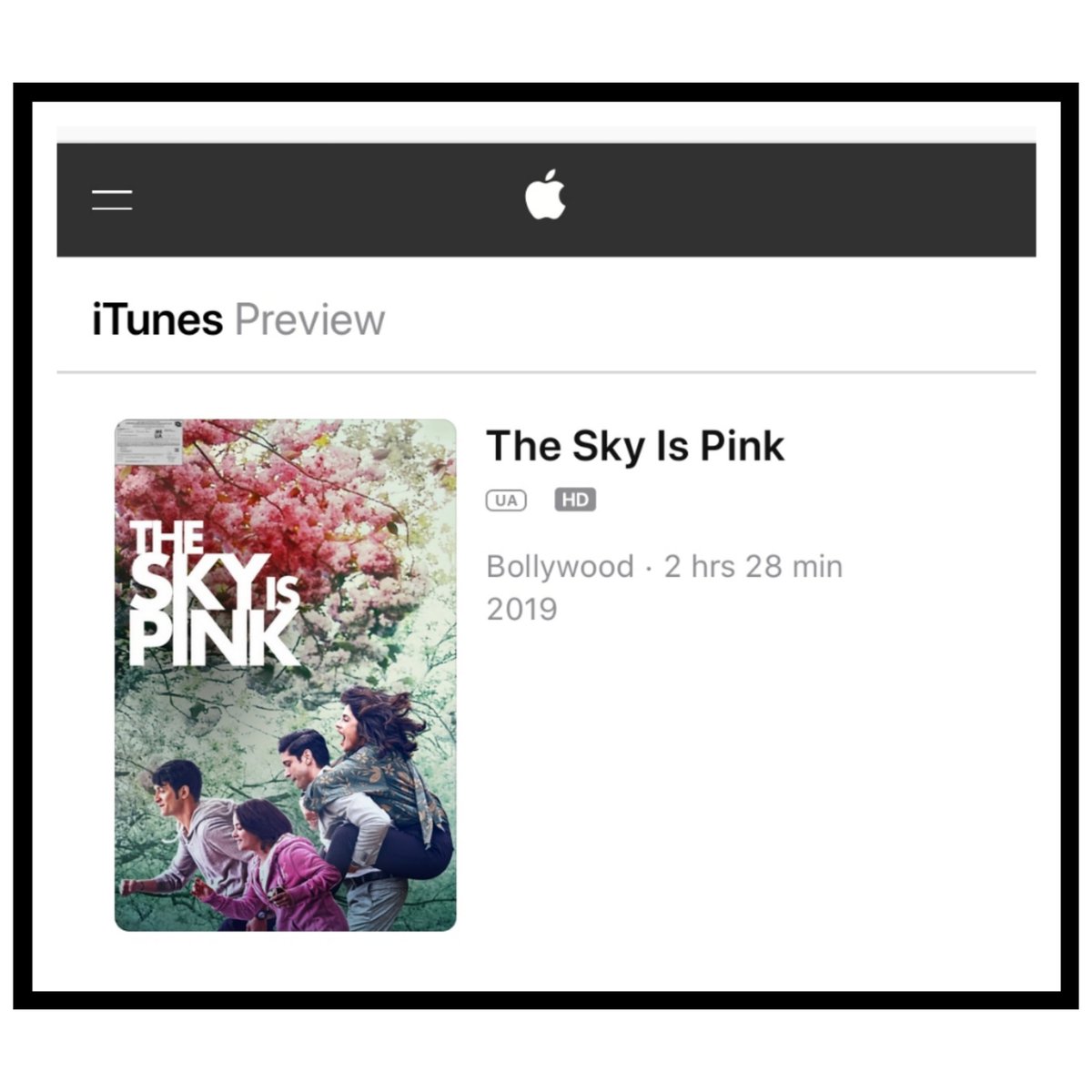 TeamPriyanka's tweet photo. TSIP now on iTunes and Apple TV! Go watch it again!
@priyankachopra https://t.co/gAib6bwL5e https://t.co/uWr7oPv6pA