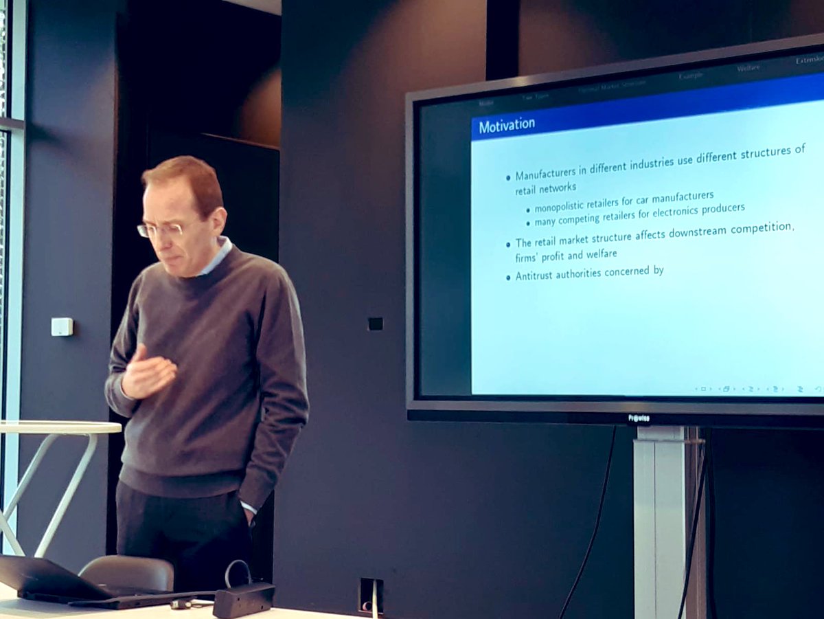 TILEC1's tweet photo. Marco Pagnozzi, Salvatore Piccolo and Markus Reisinger(University of Naples Federico II) analyze vertical contracting between a manufacturer and retailers who have correlated private information. #WednesdayWisdom #AcademicTwitter #Seminar #LawSchoolThings https://t.co/ugw9PP8kcW