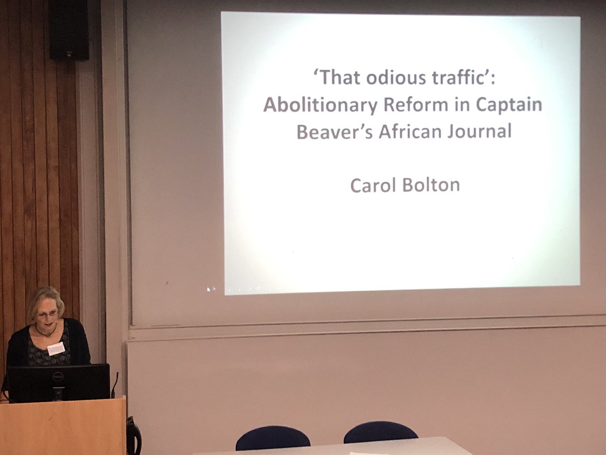 Carol Bolton presents her paper ‘“That Odious Traffic”: Abolitionary Reform in Captain Beaver’s African Journal’ #RRRConf2020