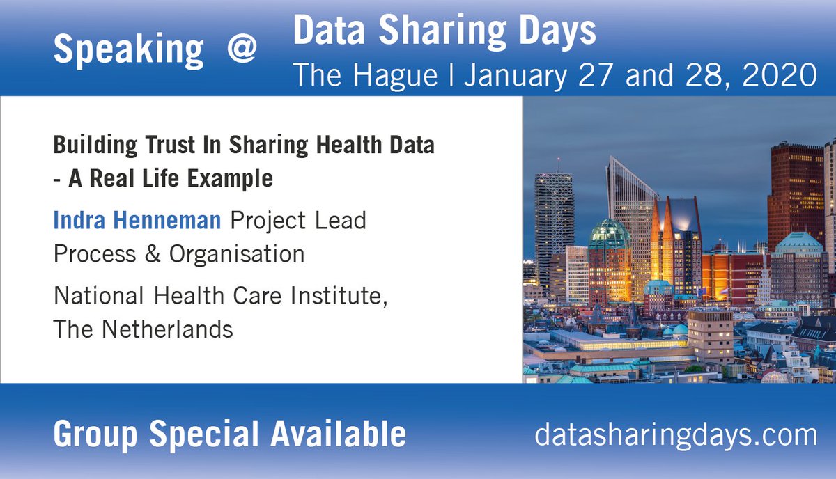 @IHenneman from @ZiNLActueel busting the top 5 myths about #DataSharing agreements at the @DataSharingDays in The Hague on Jan 27 and 28, 2020. Agenda: datasharingdays.com #DSDTheHague @ThePaypers