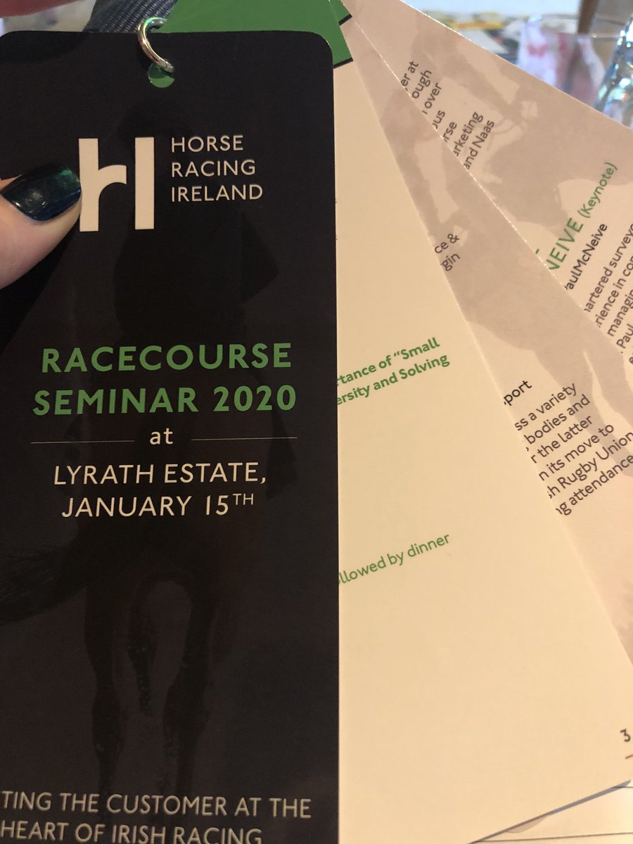 Great to be part of the @HRIRacing Racecourse Seminar and hear about new initiatives #HRIRacing25 (which kicks off in @NavanRacecourse this Saturday) & #HRIRacingJuniors 👨‍👩‍👧‍👦

Looking forward to hearing from a great line up of speakers through the day!

#EveryRacingMoment