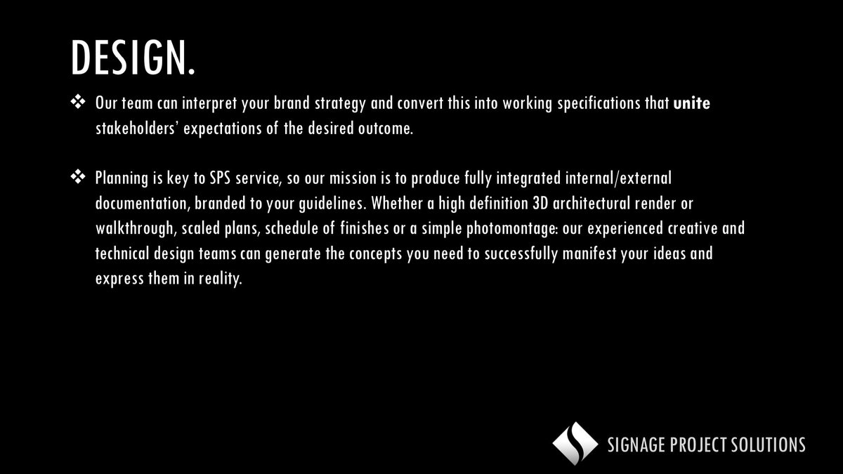 SignageProjects's tweet image. Design.

Our team can interpret your brand strategy and convert this into working specs that UNITE stakeholders expectations

#signage #wayfinding #retailenvironment #digitalsignage #digitalretailintelligence #design #manage #management #projectmanagement #create #creative