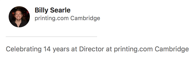 printingcomcamb's tweet photo. Still love it!!!!!!! Celebrating 14 years in #business #printing #cambridge #printdaddy at @printingcomcamb https://t.co/GLZ24QmFKG