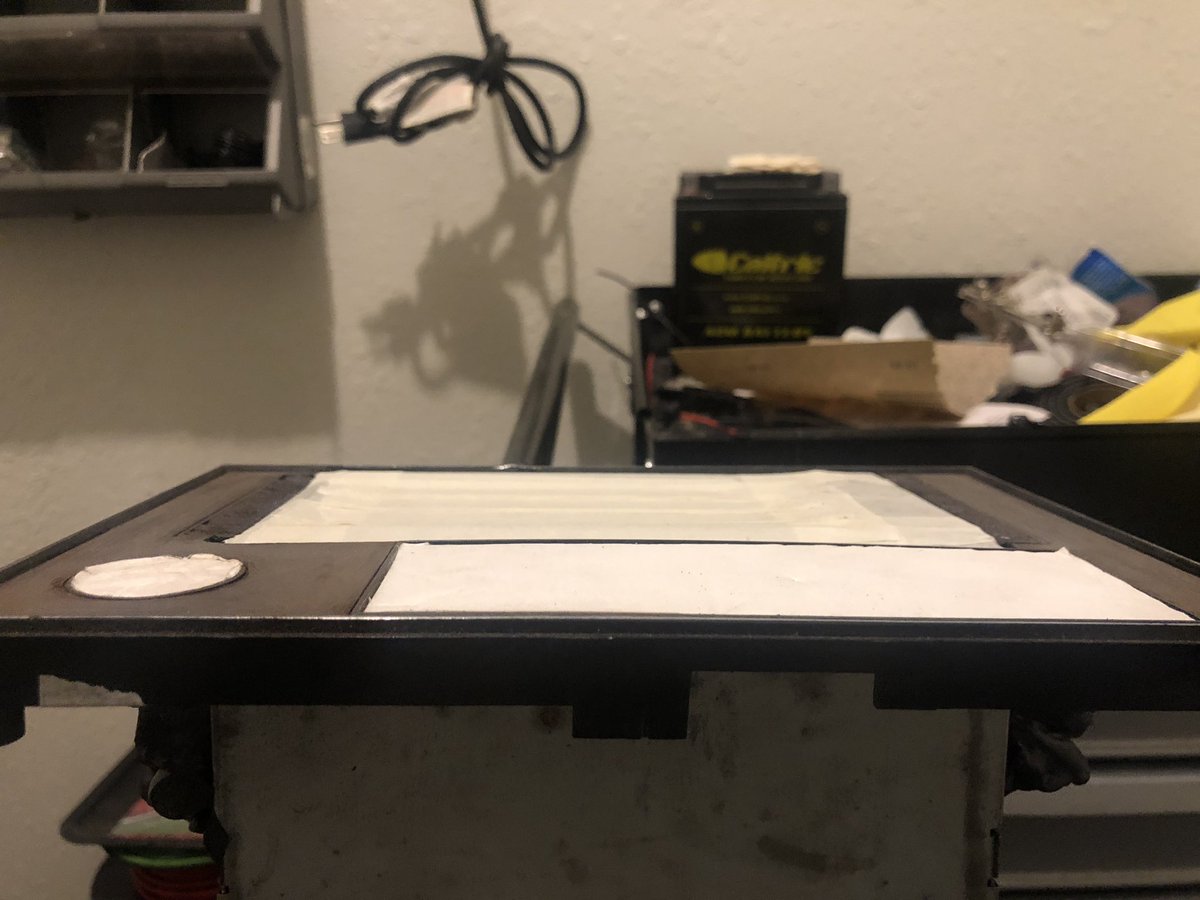 huslinhusker405's tweet photo. Late night custom work . Customer wants a DoubleDin in there Original GBody Radio Bezel . π€π§π€«βπΎFirst,Second Stage Preparation β
!! #fiberglassing is next and a lot of sanding. Will still have Original AC/Heat and Car Lighter #RachetLifeCustoms #SimplyHittin https://t.co/PkEKHkv59j