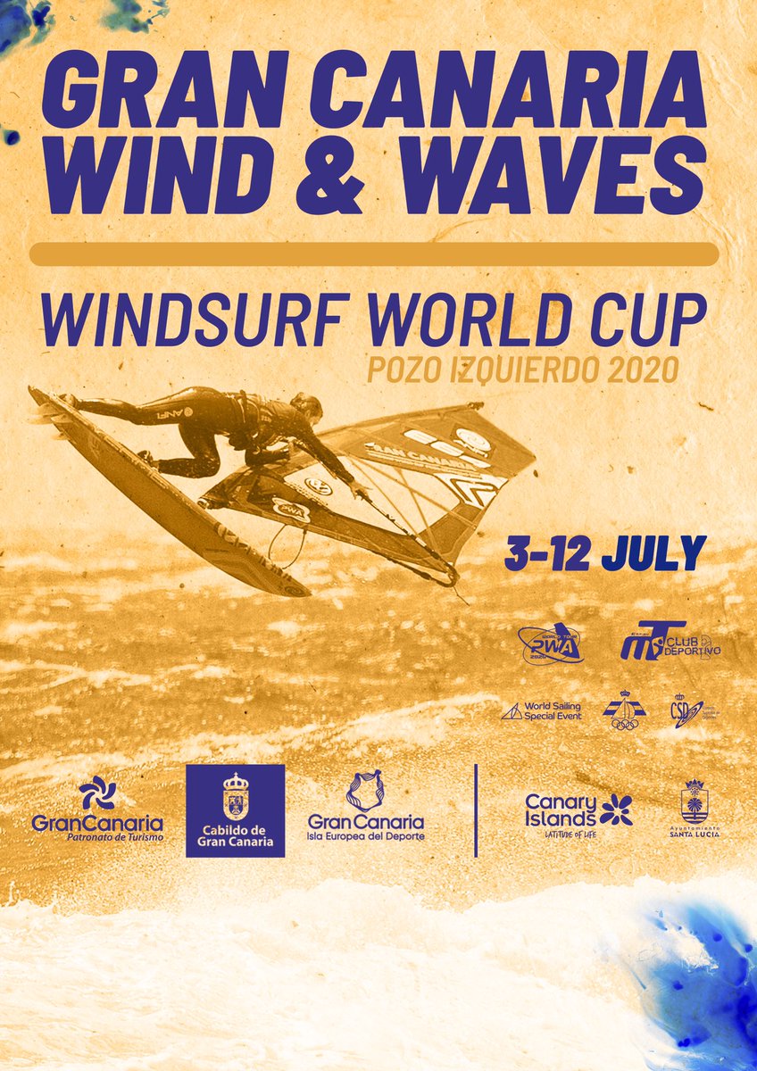 😎🤙 ATENCIÓN‼️ Ha llegado el momento de pasar a la acción, así que no hagas planes del 3 al 12 de julio, porque te esperamos en la próxima edición del #gcwwf2020

Hoy, estrenamos nuestra nueva imagen y el cartel oficial, ¿qué te parece? A nosotr@s nos encanta 💛💙💨🌊