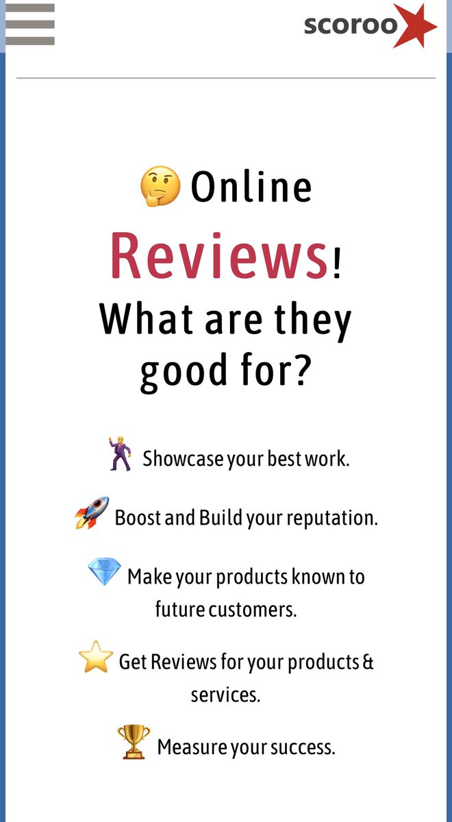 What are online review good for?

Find out more at business.scoroo.com

#review #seo #marketing