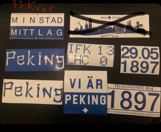 Pekingklibbor's tweet photo. Min stad mitt lag fåtal kvar. 
- Min stad mitt lag med stadsvyn slutsåld. 
Beställd via DM som vanligt. 
#Pekingklibbor #ifknkpg #ifknorrköping https://t.co/DYRpPs8G8W