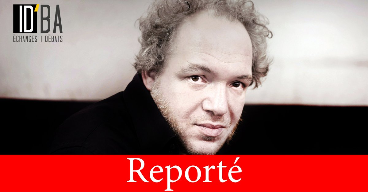 ⚠ Nous avons le regret de vous annoncer le report à une date ultérieure de la rencontre avec #MathiasEnard, et ce pour des raisons indépendantes de sa volonté et de la nôtre.
نأسف لإعلامكم بتأجيل اللقاء مع ماتياس إينار إلى موعد لاحق، وذلك لأسباب خارجة عن إرادته وعن إرادتنا
