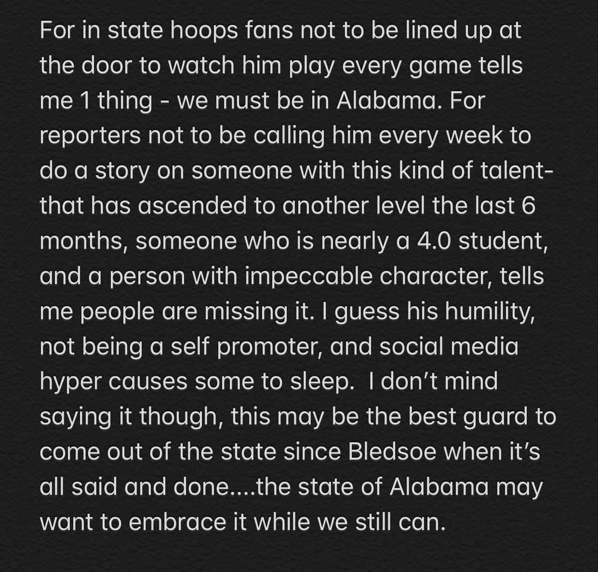 BuckyBasketball's tweet photo. My thoughts on  @kovajoness. Could just let some keep sleeping, but I’d rather be the ‘I told you so’ guy. 
@mtnbrookhoops https://t.co/gxdc0PMMt8