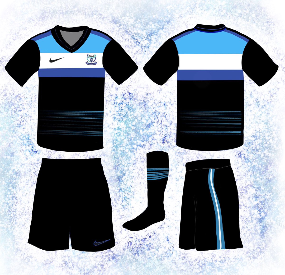 splashjaguar's tweet photo. Another quick pop at a @BTC_FC @Ballstocancer kit concept- my favourite so far ⚽️ 💙 check out and support these guys if you can #ballstocancer #btc #btcfc #football https://t.co/g301fUU6Qf