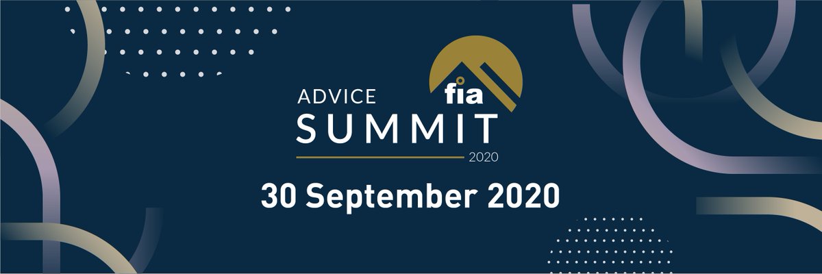 FIA_ORG_ZA's tweet photo. One of the highlights on the South African insurance calendar is undoubtedly the annual FIA Advice Summit.

Please clear your day on 30 September 2020 to attend this not-to-be-missed event.

Details will follow soon.

#FIASummit2020 #advice #intermediaries https://t.co/ipTyH9mu4o