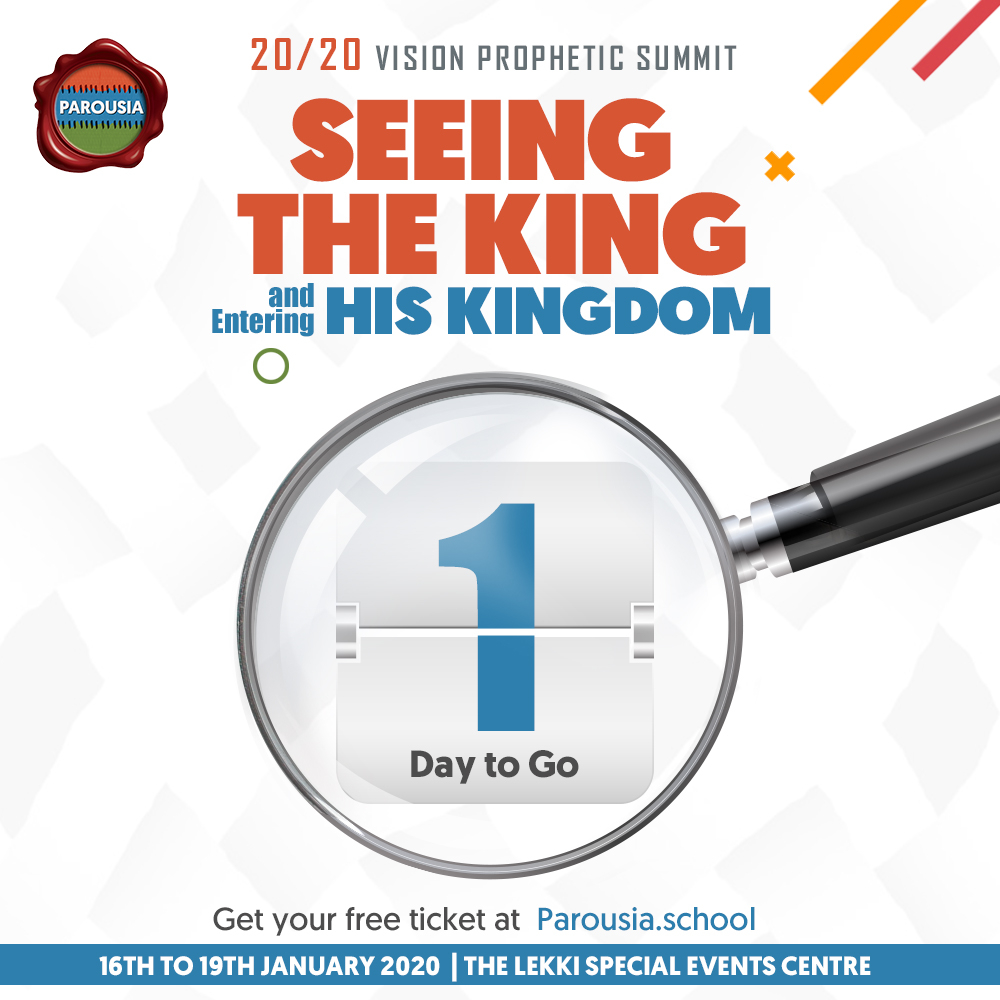MyHighLifeWorld's tweet photo. #Parousia2020 starts tomorrow. Prepare your heart because you are about to encounter the King like never before. Take position because the army of God is advancing with ACCURATE SIGHT in 2020. FREE Ticket at https://t.co/UPCPVdX2rK

#PropheticSummit #2020Vision #HighlifeChurch https://t.co/il89p9JyHK