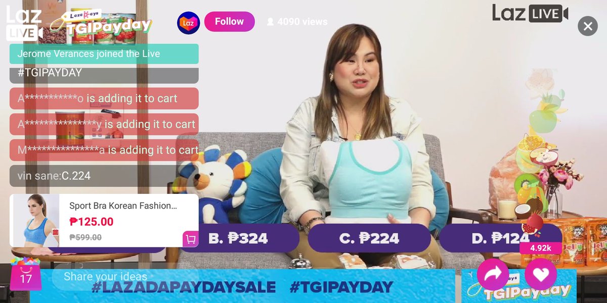 JRhyan's tweet photo. Cute ni @suzy899 earlier for #LazadaPaydaySale #TGIPayday ๐ https://t.co/KIbrTgt1Mh