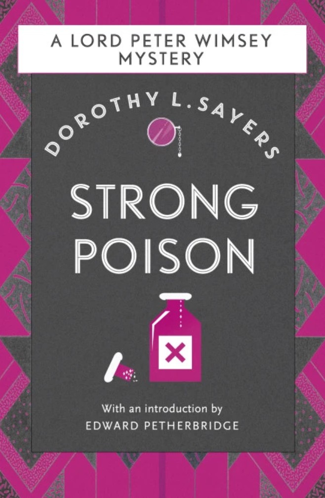 petra_green's tweet photo. Dorothy Sayers had a lot of fun with #StrongPoison, satirising female detective novelists and advertising copywriters (she was both). How much of her is Harriet Vane, Wimsey's obsession in this book? Everything and nothing, like the best fictional creations. https://t.co/674gIQlSb4