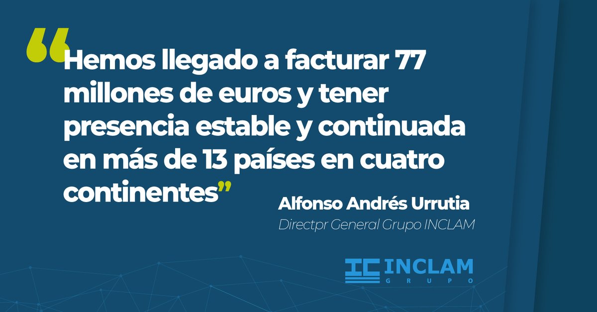 GrupoInclam's tweet photo. El mes pasado nuestro director General, Alfonso Andrés, fue entrevistado por @iAgua donde expuso su visión sobre la situación del sector del agua y los planes de futuro del Grupo entre otros temas. Puedes leer la entrevista completa en https://t.co/Lt8LxQdUbc https://t.co/sze62E95vo