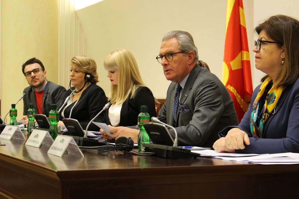 OSCE_Skopje's tweet photo. We are very proud that, together with @osce_odihr and @NDI North Macedonia, our Mission supported the @SobranieRSM in developing a Plan of Activities on #Gender Sensitivity 2020-2021, presented today. We stay committed to support its implementation in the next two years. https://t.co/4hLwZ2gJkn