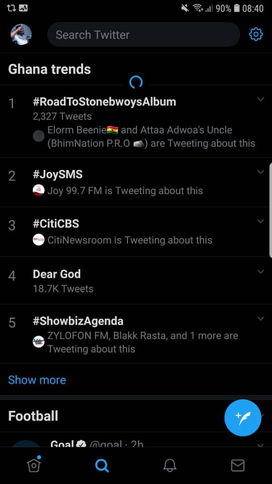 stonebwoy's tweet photo. This album!!! Shall be...... 
#Natives Whagwaaan! Good Morning https://t.co/9ehBzXD7GI