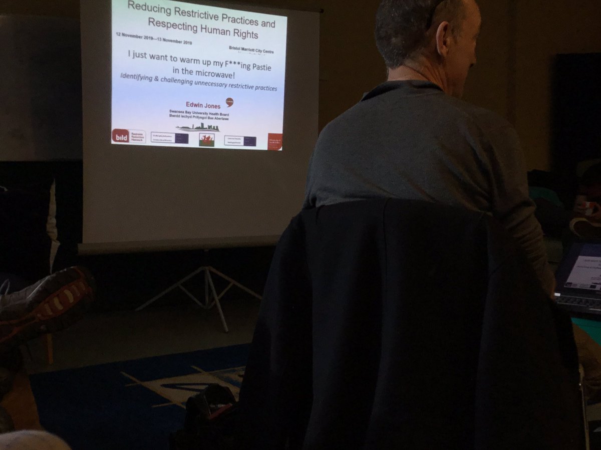 rebeccaedsbt's tweet photo. #SBTFTC #CDP part two: identifying and challenging unnecessary restrictive practices  #blanketrules #reducingrestrictivepractices #specialistldservices #PBSinhospital #challengingthestatusquo https://t.co/IUCV29ZUdc
