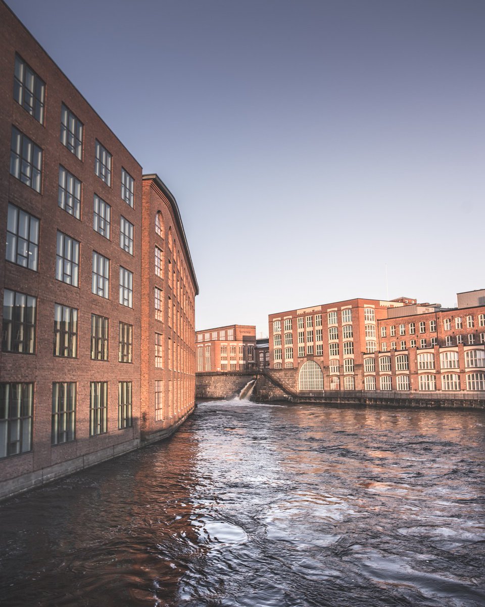 VisitTampere's tweet photo. Tampere's national landscape, the #Tammerkoski rapids, is looking brilliant even without ice and snow 🥰 #VisitTampere #Tampere Photos: Laura Vanzo https://t.co/08znr7VDrq