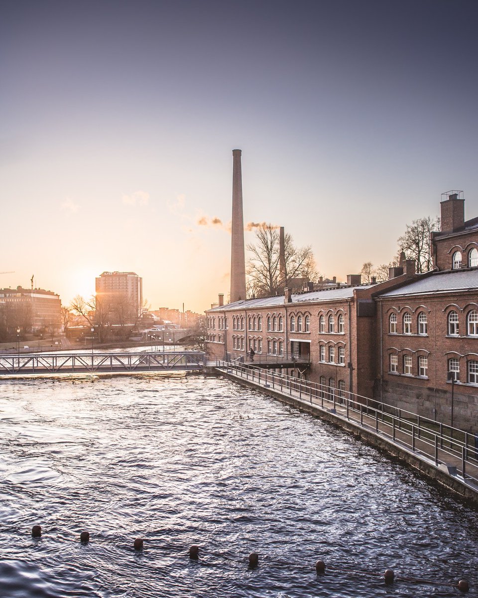 VisitTampere's tweet photo. Tampere's national landscape, the #Tammerkoski rapids, is looking brilliant even without ice and snow 🥰 #VisitTampere #Tampere Photos: Laura Vanzo https://t.co/08znr7VDrq