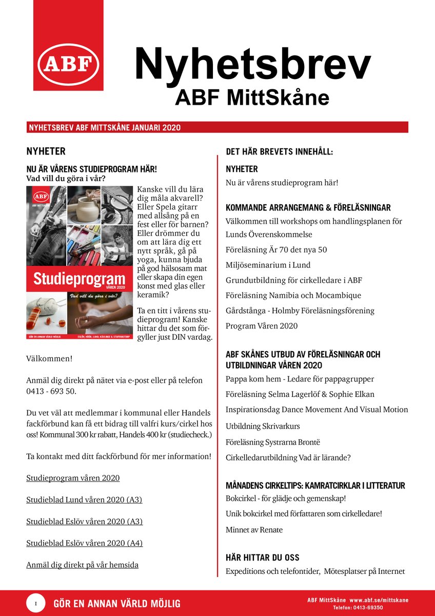 Nu är årets första nyhetsbrev här! 
abf.se/globalassets/d…