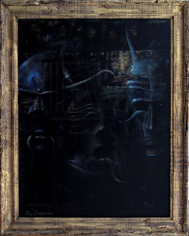 krzysztof_iwin's tweet photo. Krzysztof Iwin – „Trzej” olej płótno 100x70cm (2001) https://t.co/S4NdU6Gryh #100cm #70cm #2001r #brązy #błękity #czernie #fiolety #szarości #turkusy #art #painting #Iwin #KrzysztofIwin #obrazy #galeria #malarstwo #obrazyolejne #olejenaplotnie https://t.co/BlOZWr4byg