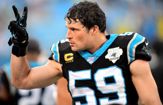 devayneTV's tweet photo. Thanks Luke! Enjoy your retirement. #wcnc #panthers #clt #wakeupclt #LukeKuechly #nfl #HOF #wcnc #nbcclt https://t.co/0TznztrfBz