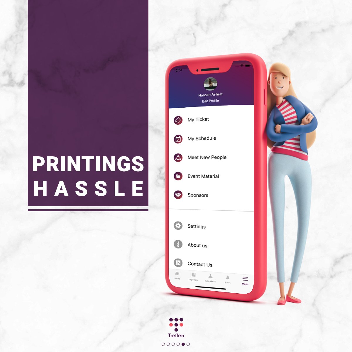 TreffenApp's tweet photo. Printings Hassle would just disappear with Treffen's features! You don't need to print tickets/ brochures or anything else; it's all digital now!  
#events #eventmanagement #eventmanagementsoftware #eventmanagementsolution #eventplanning #planning #coordination https://t.co/s33iwrchZA