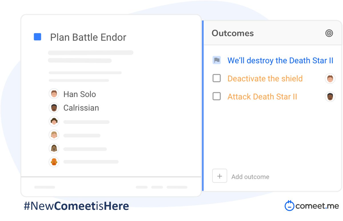 comeet_hq's tweet photo. Transform your Calendar into a shared workspace! Super excited to open the new Comeet to the world! 🎉🥳Join us at https://t.co/GUg8VtQlhR. 
Now, you can seamlessly share meeting outcomes, meaning agreements are clear and TO-DOs are not forgotten. And everything on your Calendar. https://t.co/sG7s01MU9j
