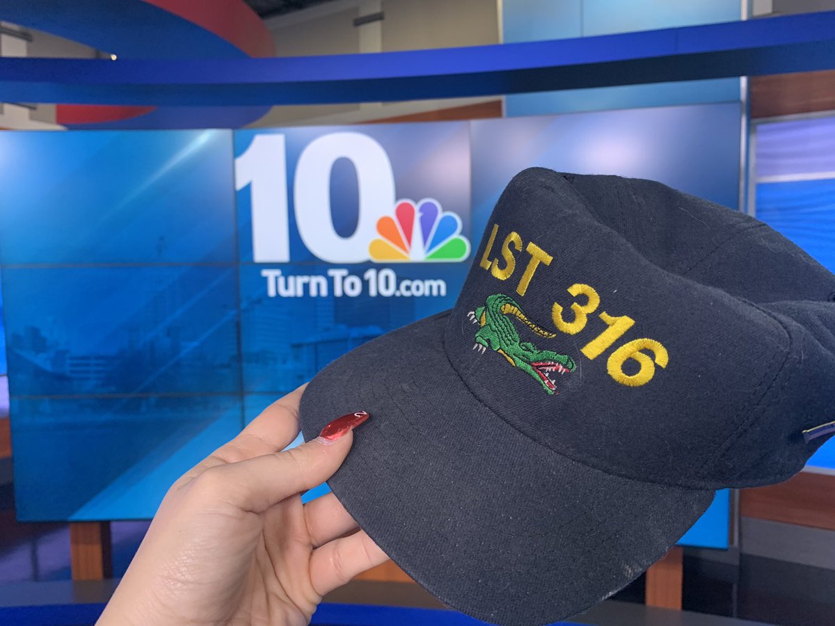 Lindsayiadeluca's tweet photo. Hats off to my gramps! A #WWII veteran who passed in 2017 &amp;I miss every day. The #Lst316 was 1/390 tank ships in the #Navy during the war. She earned three battle stars and was part of the #InvasionofNormandy June 6, 1944 (which my grandfather fought in) ♥️🇺🇸 #NationalHatDay https://t.co/xEXEdmNSeO