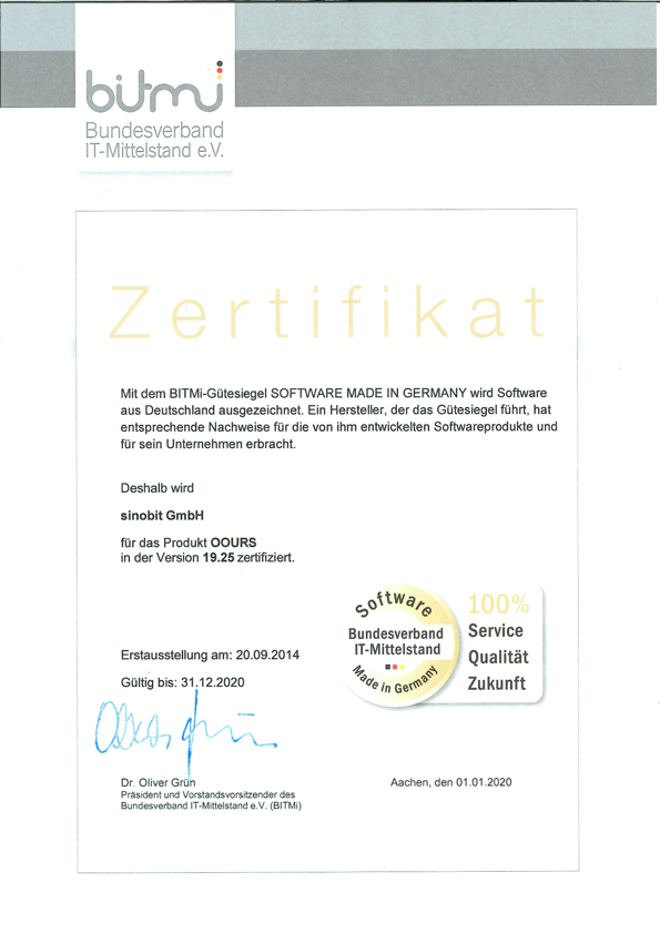 oours_software's tweet photo. „Made in Germany“ steht weltweit für höchste Qualität und begeisterte Kunden. Wir freuen uns darüber, dass die Warenwirtschaftssoftware OOURS zum 6. Mal in Folge das  BITMi-Qualitätssiegel "Software made in Germany" erhält.

Mehr Infos unter https://t.co/6EyhsIcubn https://t.co/4uuMylfPF5