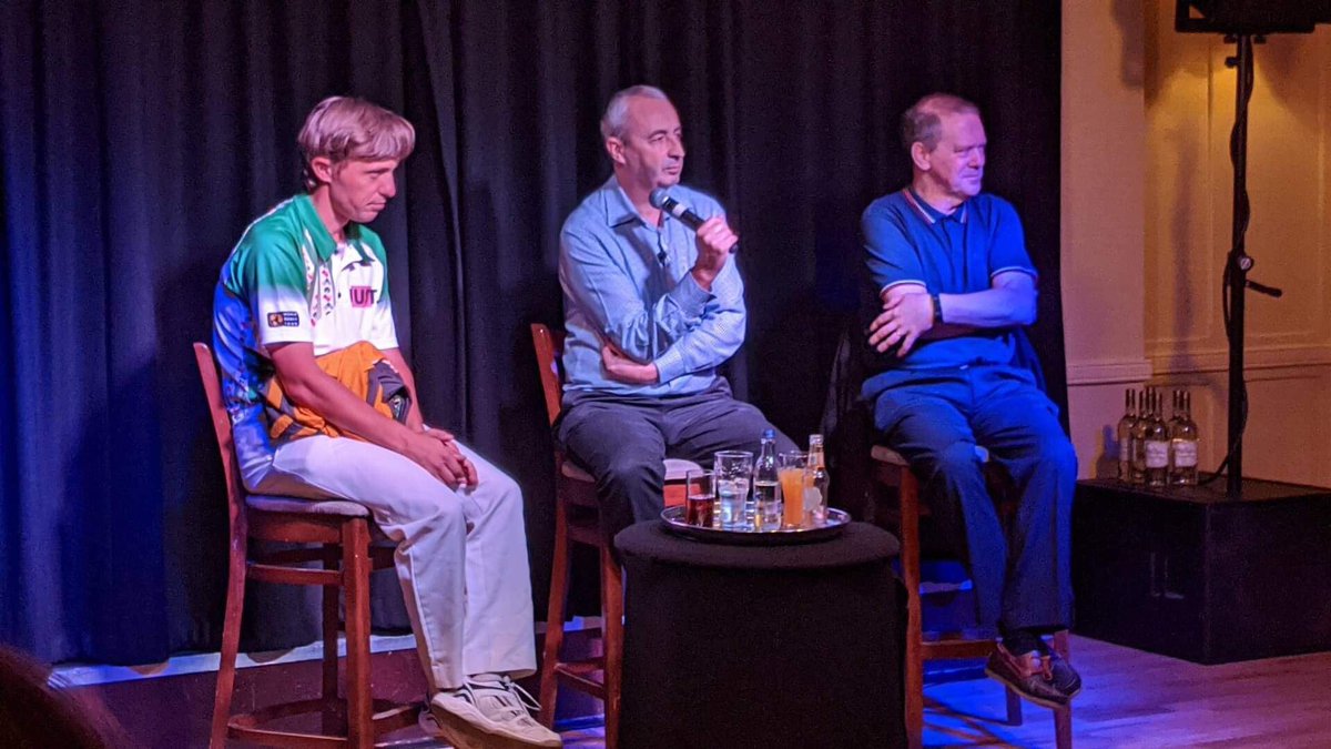 Question &amp; Answer session with Assistant Tournament Director Tom Weir, Umpire Francis Fletcher &amp; Player Scott Walker at Just. World Indoor Bowls Championships, Potters Resort <a href="/WeAreJustUK/">Just</a> <a href="/PottersResort/">Potters Resorts</a>