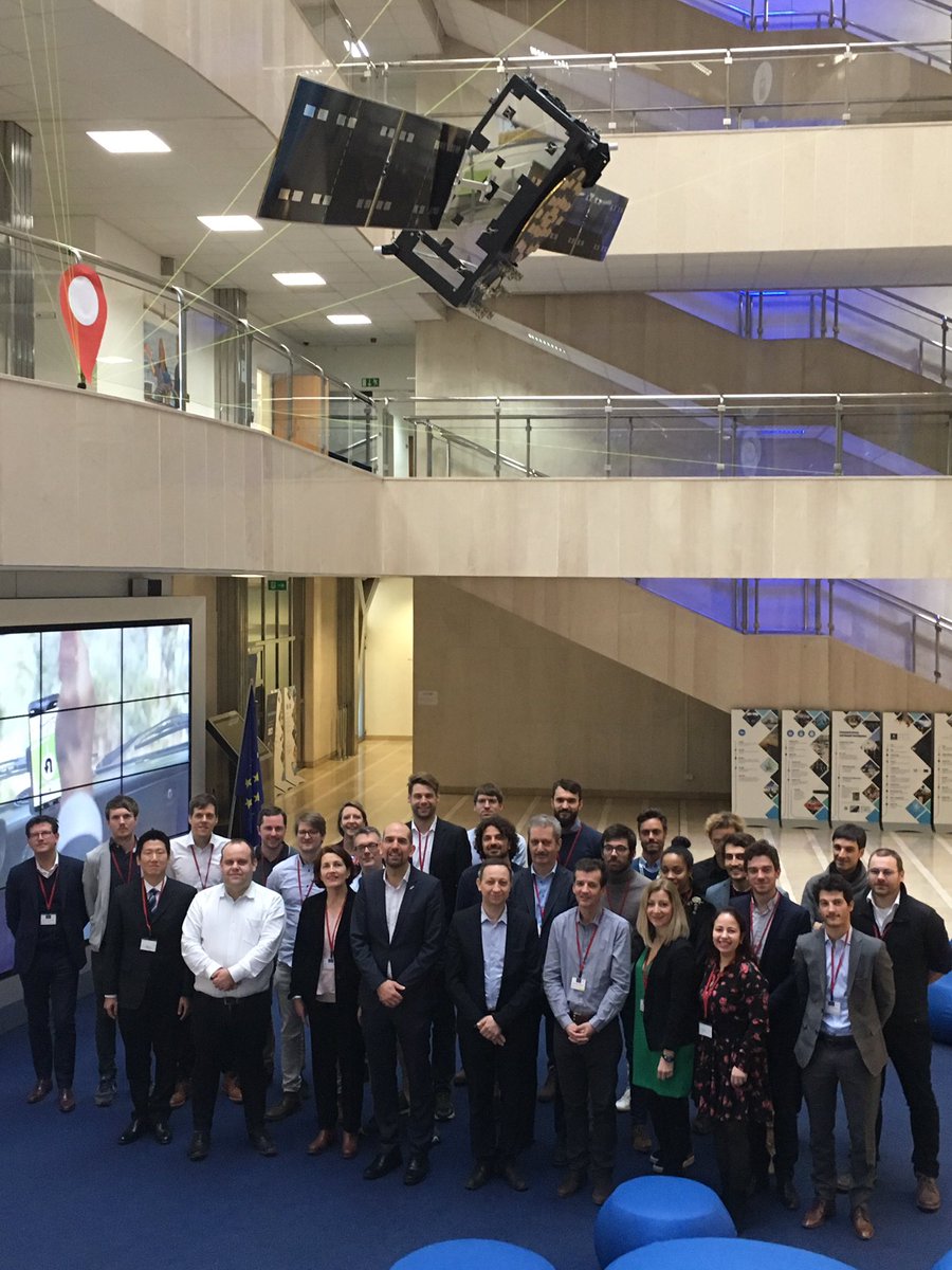 sylvie_humbert's tweet photo. Today’s the kick off of the #CLUC-PROJECT to better safer and very precise localization of trains. And to foster #ERTMS in Europe. Thanks to all the partners @EU_GNSS, EU, CAF, DB, @RailService, Navcert, ENAC, FDC, Airbus DS, Naventik et @GroupeSNCF https://t.co/RXpo0LhhYd