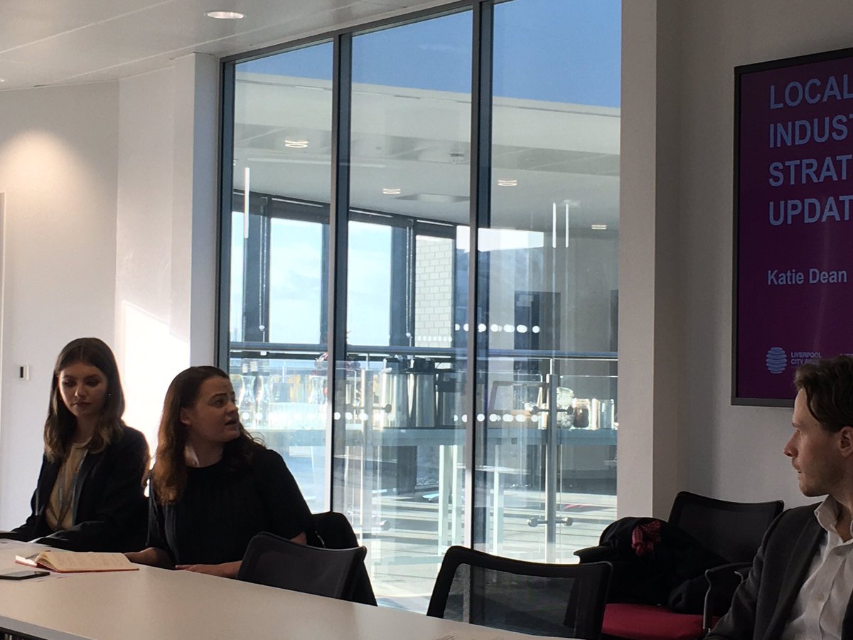 Katie Dean, rising star of Liverpool City Region Combined Authority discussing the local authority strategy for pushing Liverpool forward. 
<a href="/RedNinjaStudios/">Red Ninja Studios</a> @lcrca <a href="/SensorCityUK/">Sensor City</a>