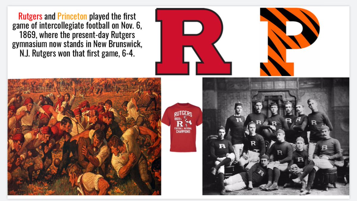 SmithUSHistory's tweet image. Awesome! Fitting that today’s lesson includes a bit on the history football and how Theodore Roosevelt influenced the sport. #Rutgers #TR @GregSchiano #Chop @TRooseveltNPS