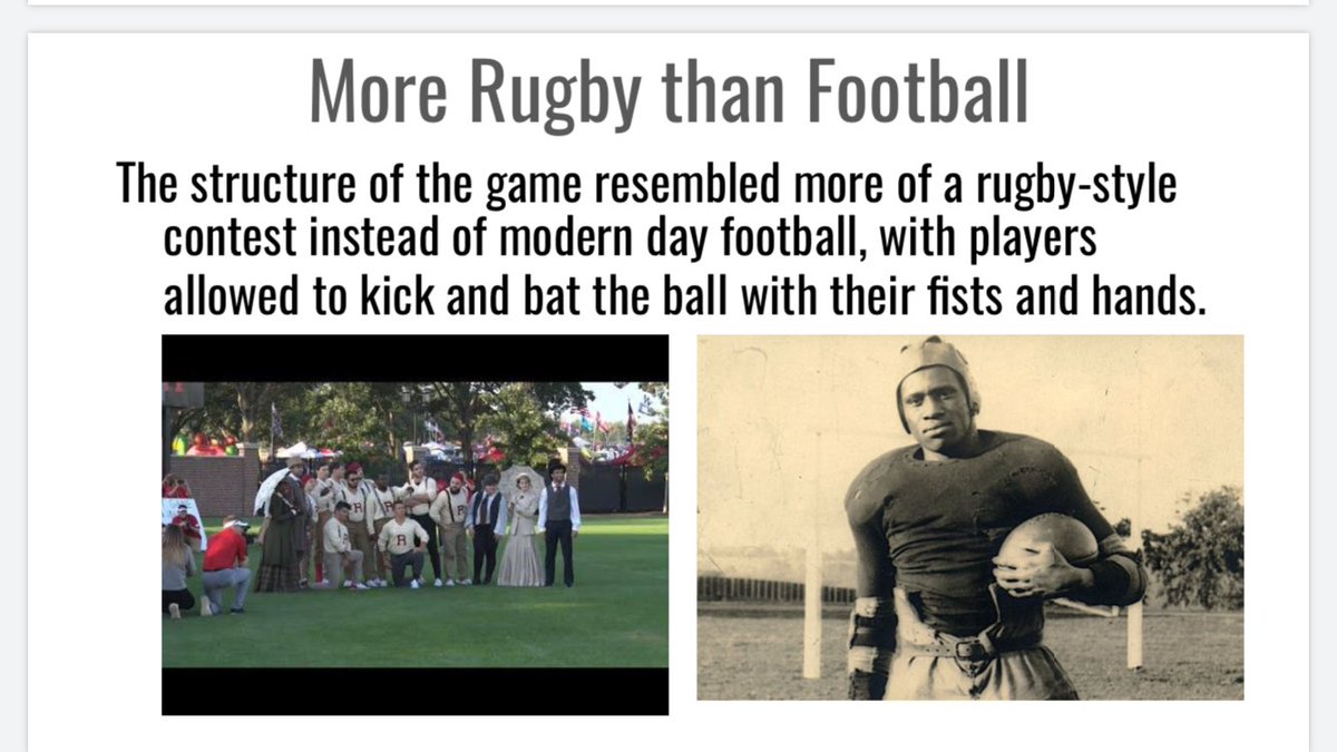 SmithUSHistory's tweet image. Awesome! Fitting that today’s lesson includes a bit on the history football and how Theodore Roosevelt influenced the sport. #Rutgers #TR @GregSchiano #Chop @TRooseveltNPS