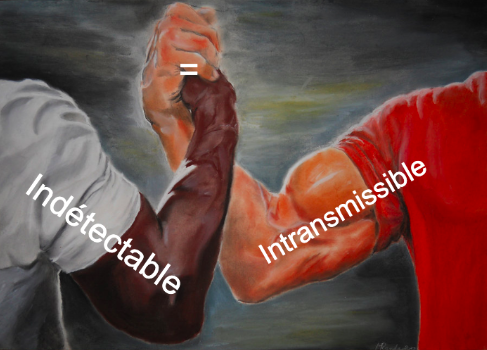 assoAIDES's tweet photo. Les personnes séropositives sous traitement qui ont une charge virale indétectable ne transmettent pas le VIH.

Une super nouvelle que l'on a découverte en 2008 mais 12 ans plus tard nous sommes encore trop nombreux-ses à l'ignorer. Faites passer le message 😉

#UequalsU #IégalI https://t.co/HLBwUlZsG1