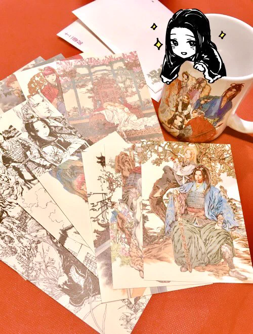 ずっと悩んでたマグカップ買った💪🥰✨
この絵柄大好き…推しが並んでる…ウッ…!!
発色がめちゃくちゃ綺麗でえっちな陽子の髪の毛とか美しい〜!! 