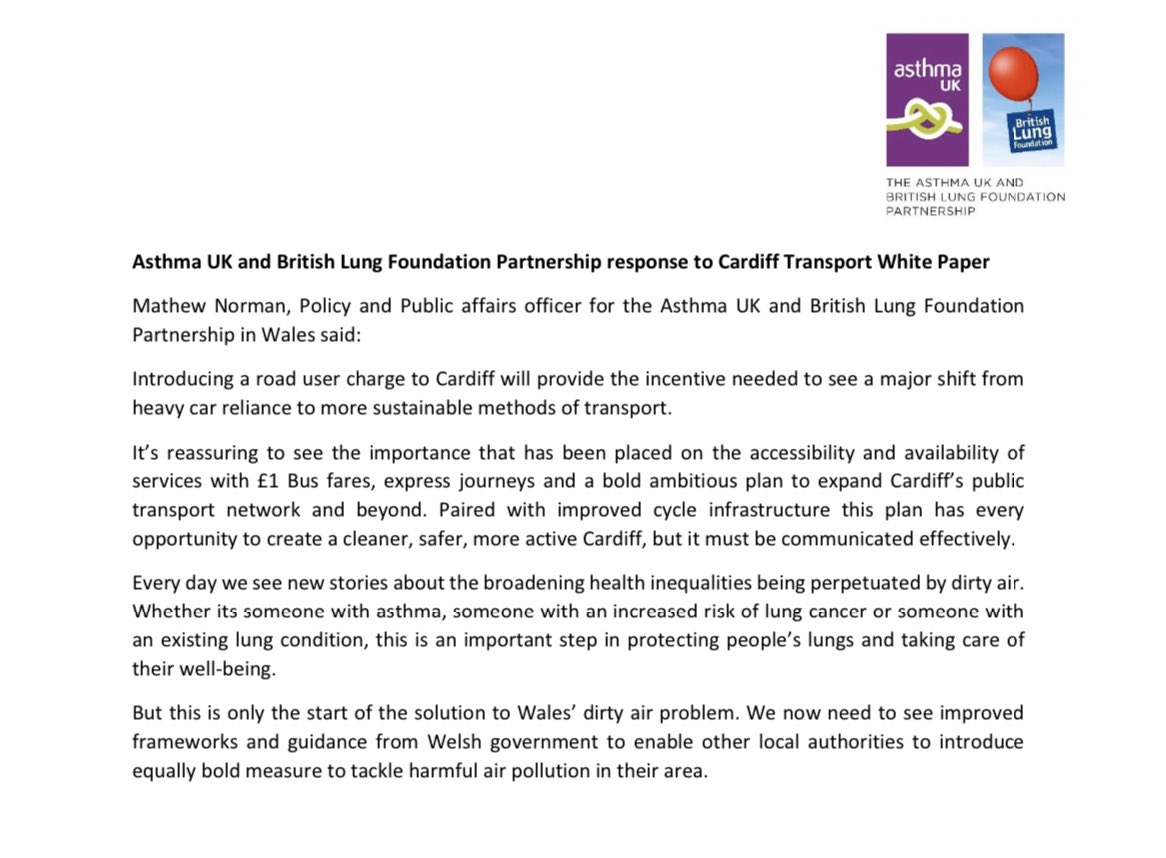 Asthma + Lung UK Cymru tweet media