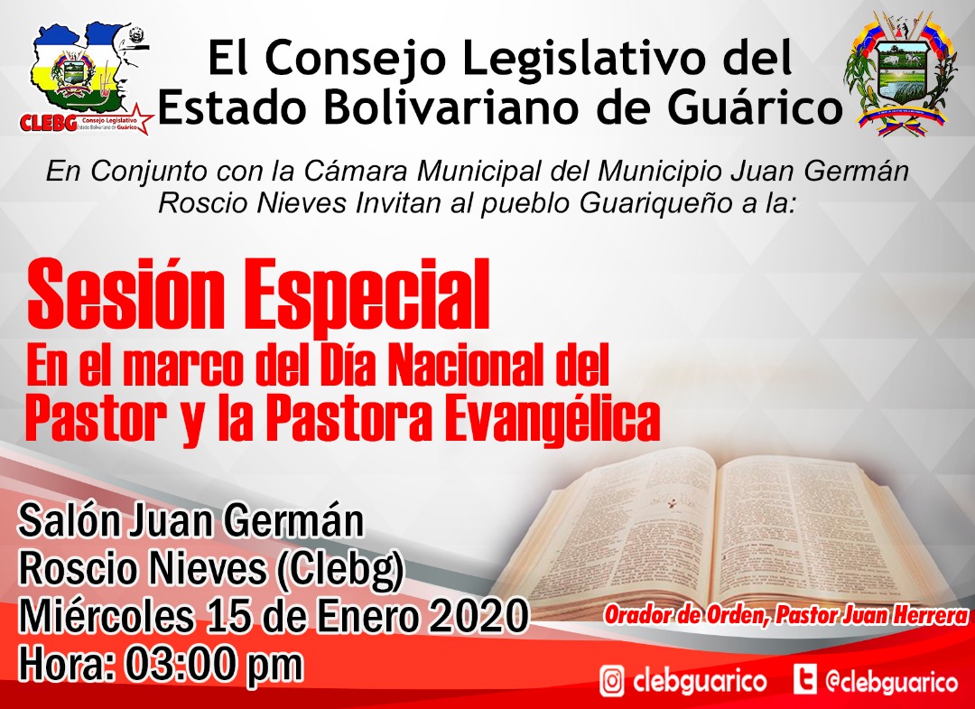 Diosmibaluarte's tweet photo. #FelizMiercoles #15Enero #FelizDiaNacionalDelPastorYLaPastoraEvangelica @NicolasMaduro @EduardoPinateS @DrodriguezVen @Mayerling_psuv @josemvasquez @dcabellor @MIGDALIAHURTAD1 @SecretariaClebg @Gob_Guarico @PrensaSibciGRC @Mippcivzla @VTVcanal8 @PartidoPSUV https://t.co/oTvNUWEfqe