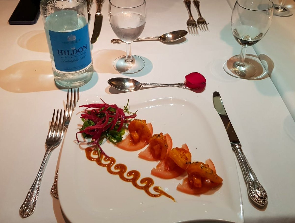 hildon_water's tweet photo. Thank you very much to our friends at @LeRajRestaurant for treating us to this spectacular spread!

We thoroughly enjoyed the whole experience and it is clear to see why it has been such a huge success for founder @EnamAliMBE. #WednesdayWisdom https://t.co/N5RYIPwL7L