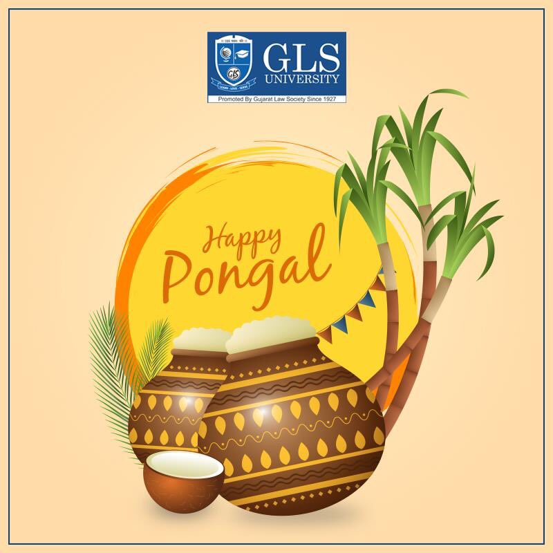 GlsUniversity's tweet photo. May the sweetness of jaggery, milk and dry fruits bring the loveliest of wishes this festive season.
GLS University wishes all Happy Pongal! https://t.co/AgLQHKzU7o