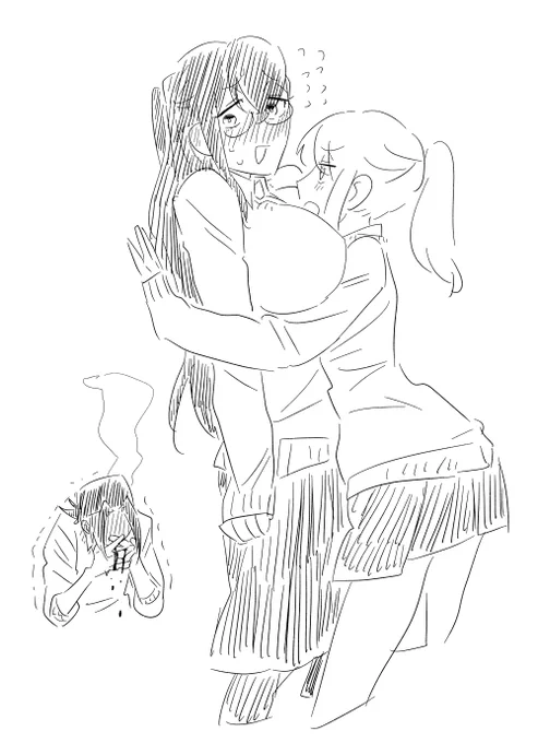 #おまカプ
土「おっぱいが邪魔でかっこよく壁ドンできないじゃーん!」
草「ご、ごめんなさい…???」 
