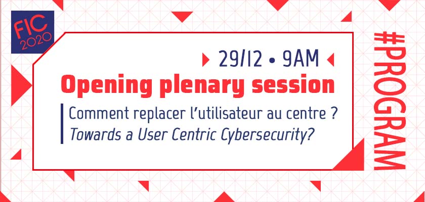 INCYBER_Europe's tweet photo. 🎙️[#PROGRAM • 29/01] Don't miss the 1st plenary session of #FIC2020 "Toward a User Centric Cybersecurity" and the opening keynotes of G. Poupard (ANSSI), JN. de GALZAIN (Hexatrust) &amp; M. GONZALEZ (Carrefour)
Full program available here &amp; on the FIC app 👉https://t.co/VDlN8m1rvU https://t.co/e43c4rlYsx