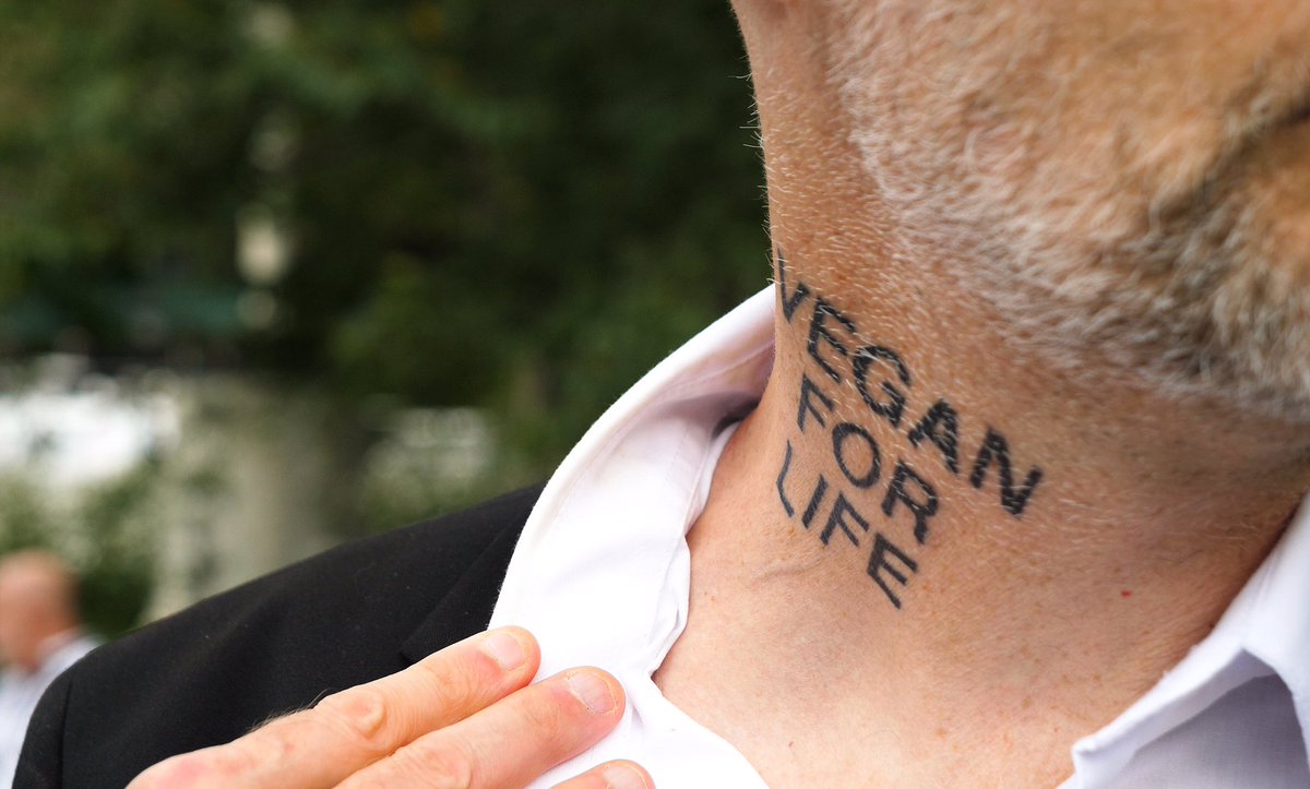 chealey97's tweet image. It was great to chat with Moby about his passion for environmentalism while in NYC.

He has been vegan for over 32 years