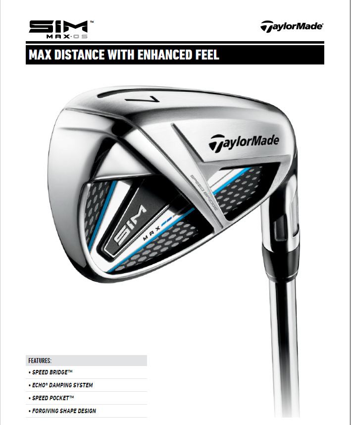 GullaneProShop's tweet image. All-new SIM Iron—the best-feeling distance irons we’ve ever made 🔥With an improved #SpeedBridge &amp;amp; a new Sound ECHO Damping System, the SIM Max &amp;amp; SIM Max OS irons deliver explosive distance &amp;amp; forgiveness with better sound &amp;amp; feel 🏌️ 

#taylormade #taylormadegolf #SIM