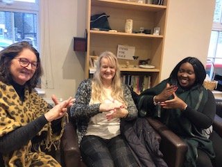 ECP_AdultSLT's tweet photo. SLT led a #makaton warm-up activity at the Ealing #learningdisabilities Team (CTPLD) Business Meeting - great to see the MDT practising their signs for 'feelings' @BrianLeaning and welcoming @SMcC163 to join! #mySLTday @EalingPartners @MakatonCharity @NinaB_SLT https://t.co/nEpwamukF2
