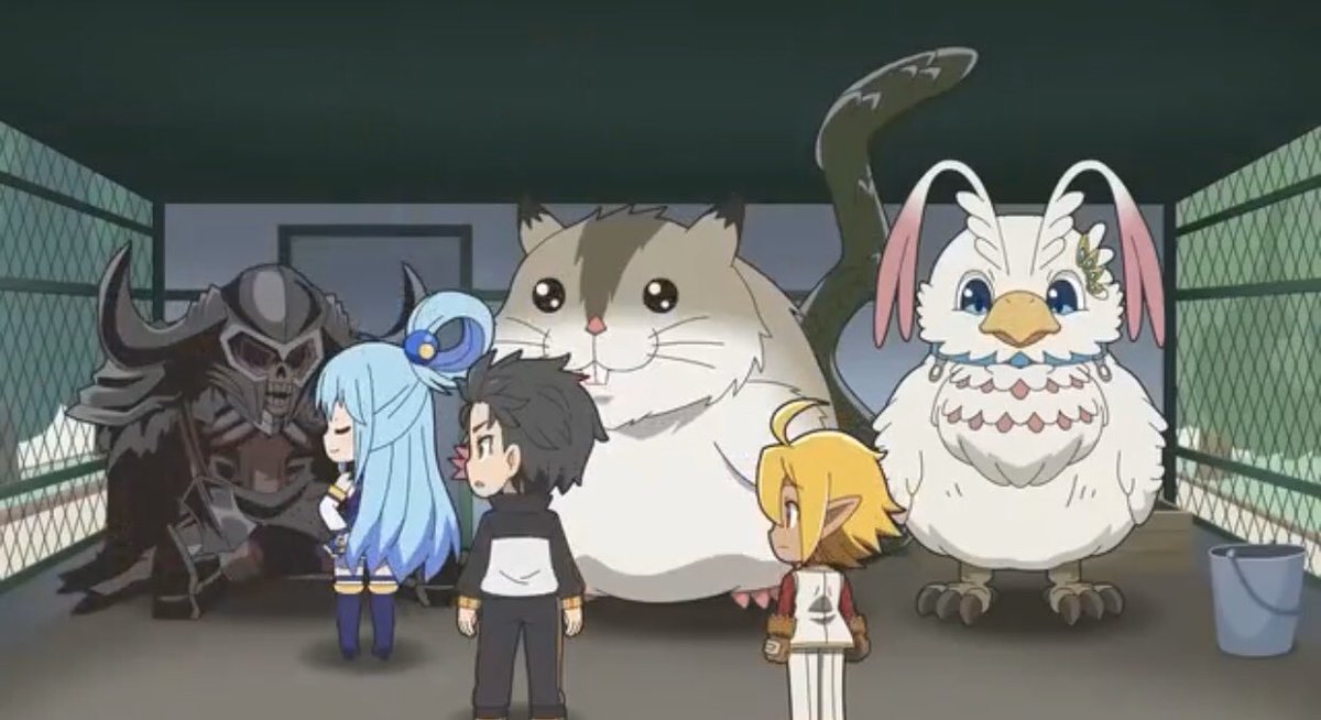 プチメソ あとデスナイトくんが消えて動揺するハムスケかわいい