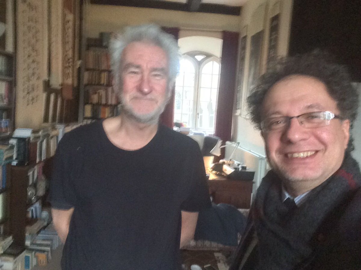michele_geraci's tweet photo. A #Cambridge, ho incontrato #PeterNolan, Director of Development Studies e tra i massimi esperti di #Cina al mondo e grande amante dell'#Italia. grande scambio di idee su crisi #economica in Italia, molta curiosità su #Mou #ViaDellaSeta. Che bello parlare di contenuti! https://t.co/BPnNIik4v9