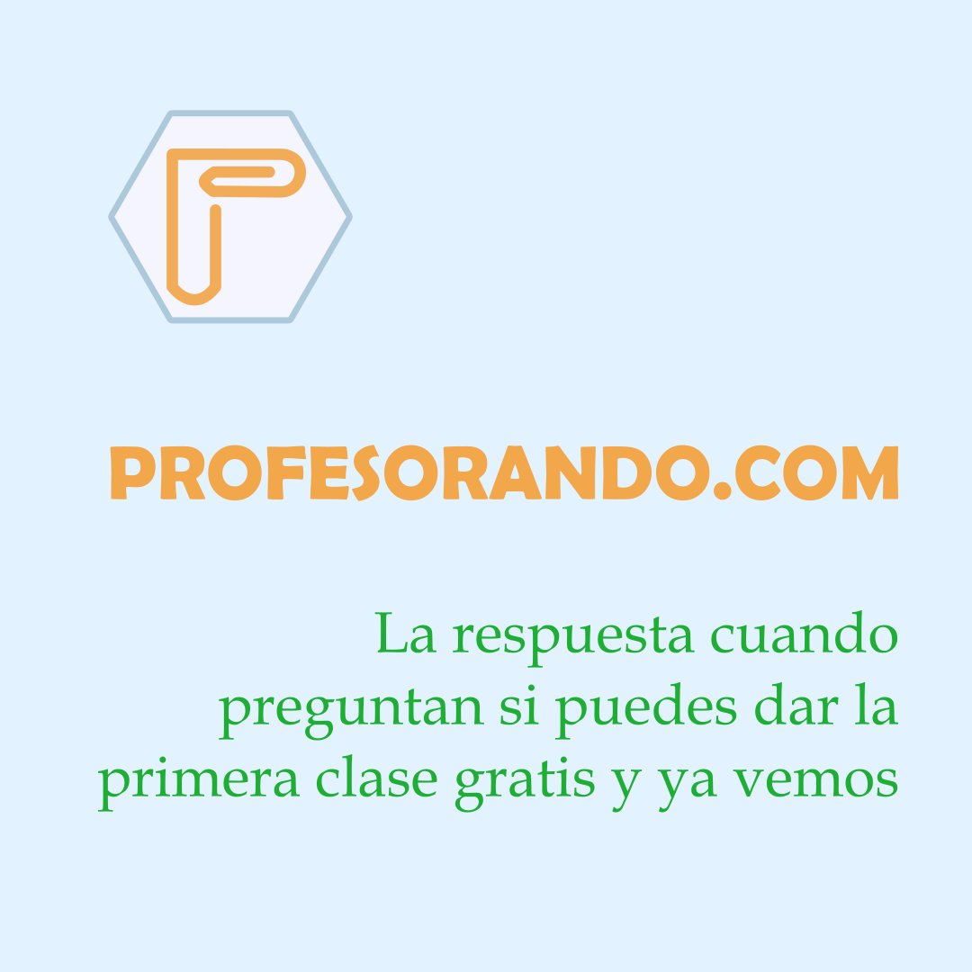 Profesorando1's tweet photo. En https://t.co/HAQZTgOOyB ayudamos el #alumno a definir sus objetivos y a seleccionar al mejor #profesor, con clases y pagos garantizados no hace falta la primera clase gratis. #claseparticular es mejor en https://t.co/HAQZTgOOyB https://t.co/laqrTB3irh